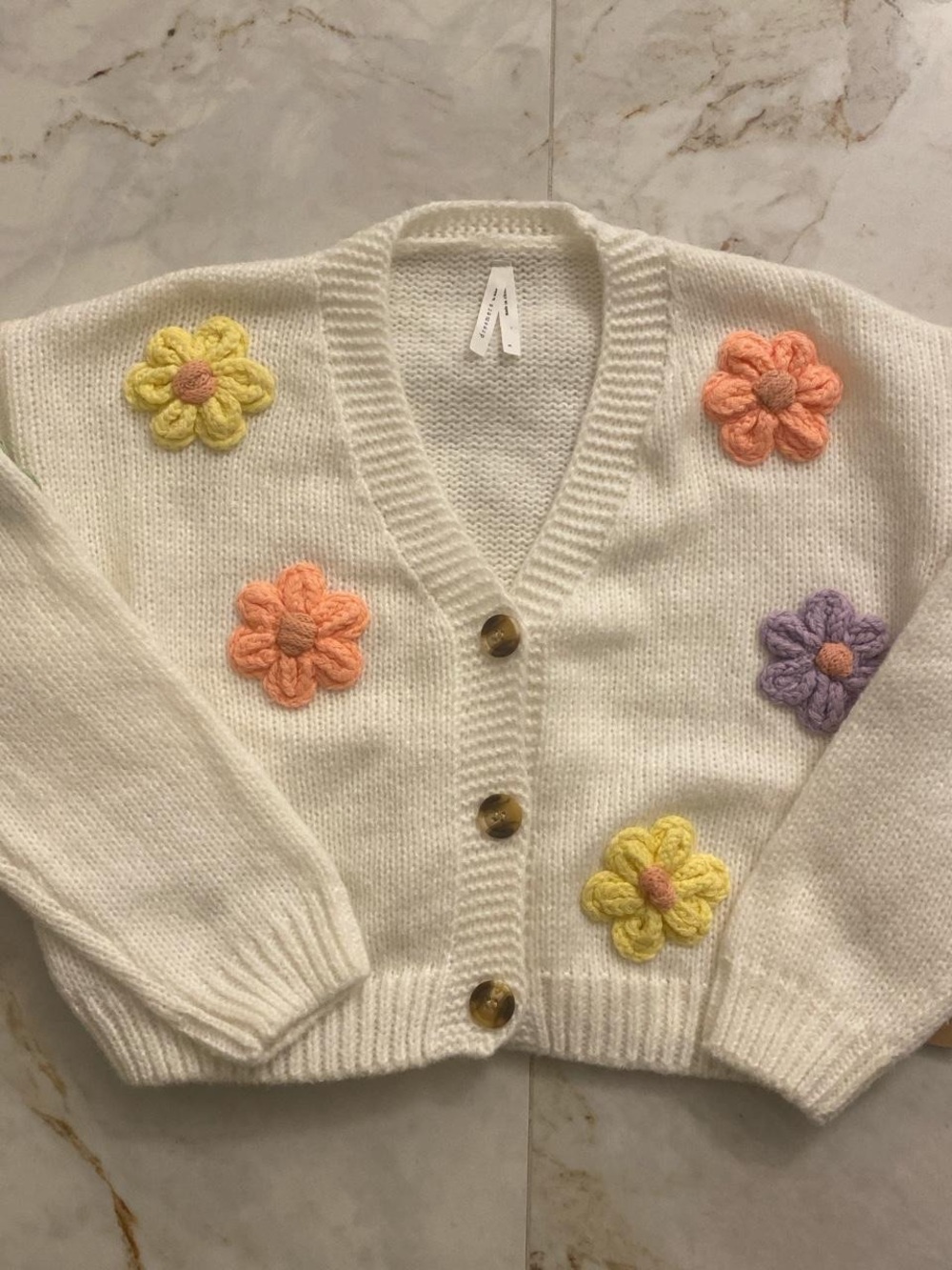 DREAMERS BY DEBUT Women's Cardigan with Flower Embroidery